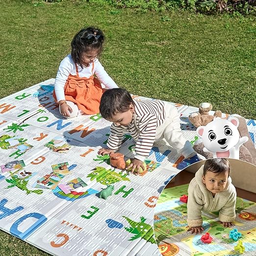 Lifelong Cuppy Extra Large Baby Play Mat | 8Mm Waterproof For Crawling & Playing