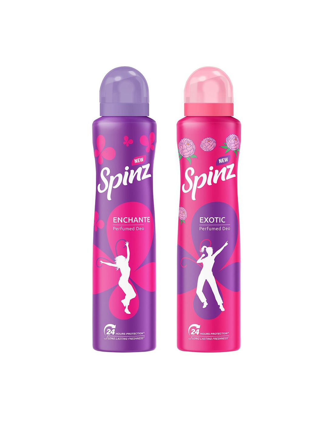 Set Of 2 Enchante & Exotic Perfumed Deodorant- 200ml Each