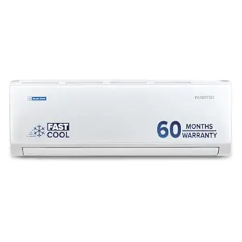 Blue Star 1.5 Ton 5 Star,Inverter Split AC (Copper, Convertible 5 in 1 Cooling, DigiQ Hepta Sensor, Dust Filter, Self Diagnosis, IE518PNU, White)
