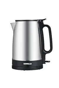 Havells Vesta Electric Kettle| Large 1.7L| 2000 Watts| 360 Cordless Control| Wide Mouth for Easy Use|Triple Safety Protection | Premium SS Body| 1Yr Door Step Warranty by Havells