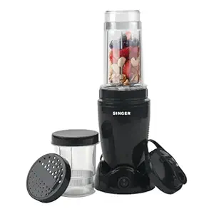 SINGER 500W Nutricool Blender | 9-in-1 Multi-Function Mixer Grinder | Single Speed |