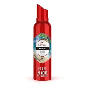 Old Spice Nomad No Gas 24 hour Long Lasting Freshness Deodorant Perfume Body Spray For Men, 140ml Long Lasting Freshness