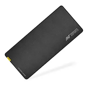 Ant Esports MP320C Control Gaming Mouse Pad-XL-Extended Large with Stitched Edges, Waterproof Non-Slip Base for Gaming & Office Black