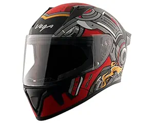 Vega Bolt Superhero ISI Certified Full Face Motorcycle Helmet