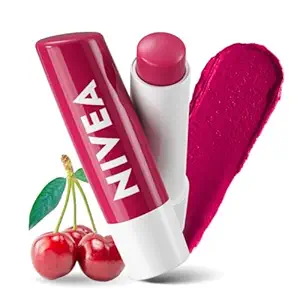 NIVEA Cherry Shine 4.8g Lip Balm for 24 H Melt in Moisture Formula