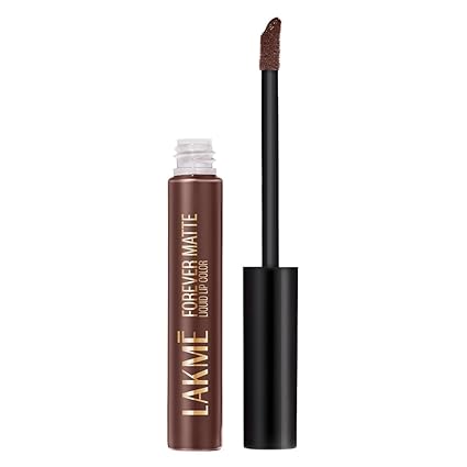 Lakme Forever Matte Liquid Lip Colour, Brown Espresso, 5.6 ml