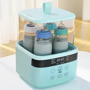 Lifelong Cuppy 4-in-1 Baby Feeding Bottle Sterilizer & Warmer | Steam Sterilizer, Bottle Warmer, Food Heater & Dryer | Fits 4 Bottles | Travel Friendly Essential & Daily Use for Newborns & Toddlers