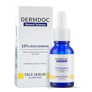 DermDoc by Purplle 10% Niacinamide Face Serum (30ml) | skin radiance face serum, niacinamide serum