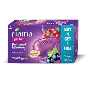 Fiama Gel Bar Soap Blackcurrant And Bearberry
