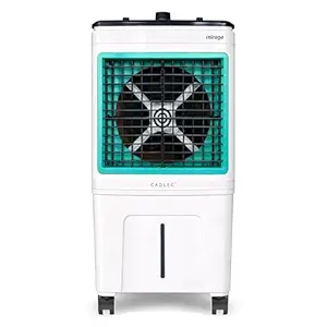Cadlec ChillMate 50L Desert Air Cooler For Home, High Speed Fan with Powerful Air Throw, Inverter Compatible, Anti-Bacteria Honeycomb Pad, Ice Chamber with Glass Top, 3 Year Warranty | High Speed Fan