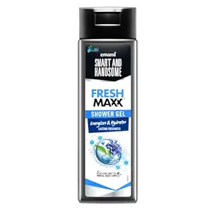 Smart And Handsome Fresh Maxx Shower Gel | Energizes & Hydrates Lasting Freshness | With Black Earl Grey Tea+Mineral Boost Complex | 250ml