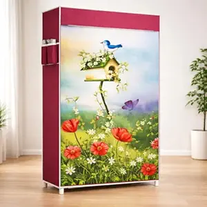 FLIPZON Premium 6-Tiers Shoe Rack with Zipper Cover for Space Saving Storage