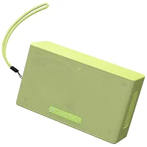 ZEBRONICS Sonic POD S, Portable Bluetooth Speaker, 8 Watts, Upto 7h Backup, Passive Radiator, Call Function, Bluetooth v5.3 | mSD | AUX, TWS, with Carry Loop (Green)