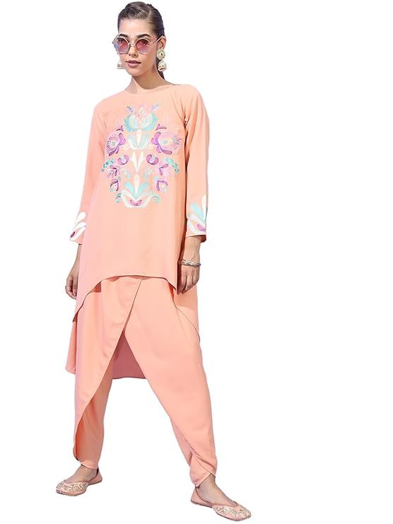 Vishudh Women ROUND NECK ETHNIC SET VNK3007600