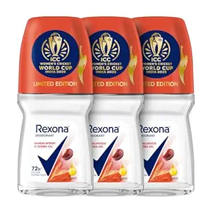 Rexona Sandalwood & Jojoba Oil Antiperspirant Roll-On | 72H Protection