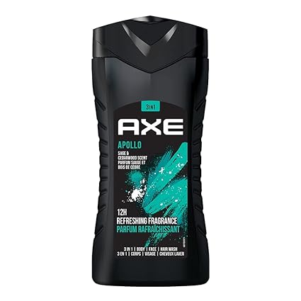 Axe Apollo 3 In 1 Body, Face & Hair Wash