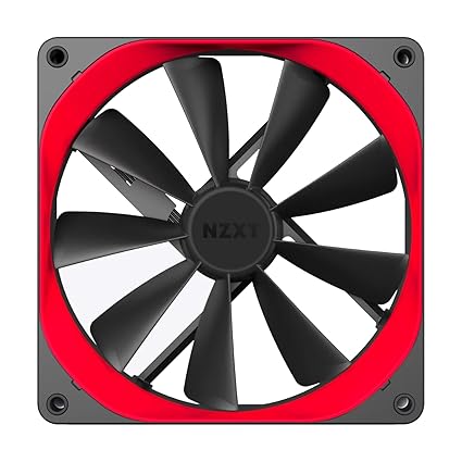 NZXT AER P120 120MM Red Trim 2X for Case Cooler Fan (RF-ACT12-R1)