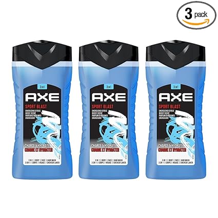 AXE Sport Blast 3-in-1 Body, Face & Hair Wash