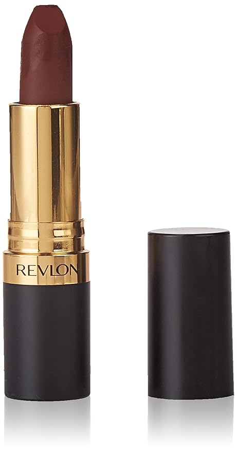 REVLON Super Lustrous Matte Lipstick, 80% Conditioning Ingredients, instance color, Waterproof, Long-Lasting, 100% Vegan Lipstick, Dashing brown (436), 4.25 gm