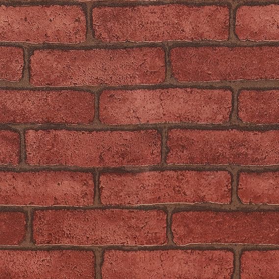 Brick Wallpaper self Adhesive Brick Design Wall Stickers/DIY Wallpaper for Home Hotel Living Room Bedroom Cafe Deco | 2 Feet X 15 Feet