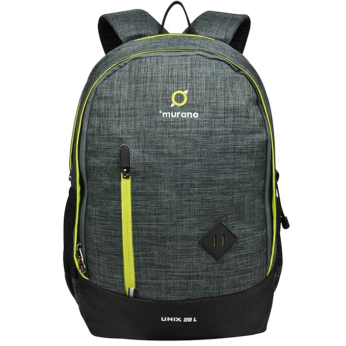 Murano Unix 28 LTR Casual Backpack with 2 Compartment and Polyester Water Resistance Backpack for Men and Women