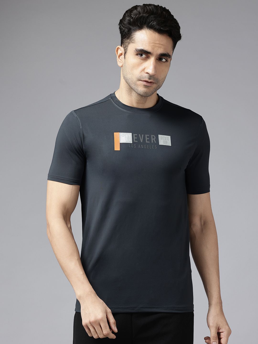 Perfkt-U Men Typography Printed Oversized T Shirt