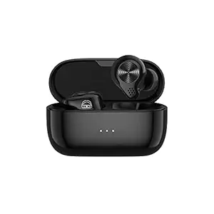 EKKO Earbeats T07 Bluetooth Truly Wireless Earbuds with mic, ENC Call Noise Cancellation,30H Playtime,10MM Driver, Twin Connect, Maxx Bass, Water Resistance (Black)