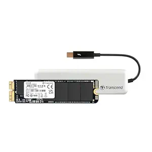Transcend - 240GB JetDrive 825 Thunderbolt PCIe SSD Upgrade Kit for Mac(TS240GJDM825), White