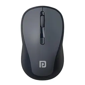 Portronics Toad 34 Wireless Mouse with 2.4 GHz Wireless, Adjustable Sensitivity, USB Receiver, Ergonomic Design, for Laptops, Desktops PC, Mac (Grey)