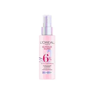 L’Oréal Paris Glycolic Gloss Shine Glazing Acidifier, Rinse off Treatment, powered by 6% Glycolic Acid, long lasting shine for up to 2 weeks, 100ml