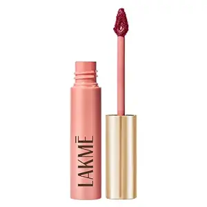 LAKM Double Duty Matte Lip & Cheek Mousse, Long Lasting, Rosy Plum