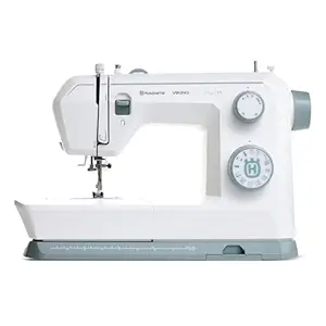 SINGER Husqvarna Viking Onyx 15 | 70-Watt Powerful Motor | 23 Built-In Stitches | 58 Stitch Applications | 7-Row Feed Dog System | Free Online Interactive Master Class Included