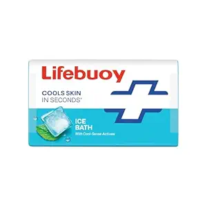 LIFEBUOY Ice Bath Soap Combo Pack of 5, 125g each, for Rapid Heat Relief