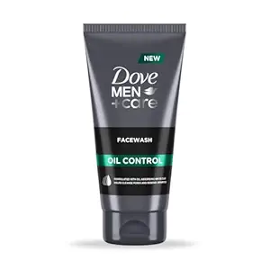 Dove Men + Care|150ml Oil Control facewash|with Kaolin Clay|Soap-free facewash|For Normal to Oily Skin