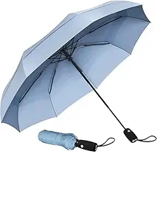 Umberalla Automatic Open Travel with Wind Vent,Umbrella big size for men, Umbrella for girls, Umbrellas for rain,Windproof Umberalla Large for Man,Women (Blue)