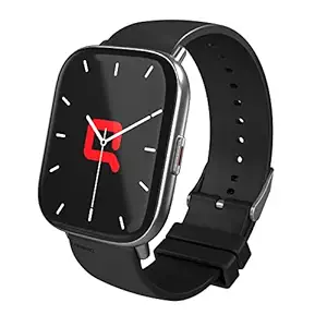 Compaq Q Watch Balance Series with 1.69" HD Display| Instant Messaging Notification| Blood Pressure Monitoring|Heart Rate Monitoring| Sleep Monitoring| Smartwatch (Gray)