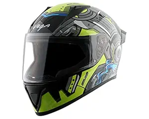 Vega Bolt Superhero ISI Certified Full Face Motorcycle Helmet
