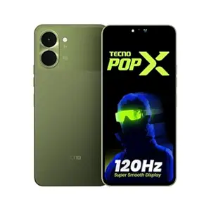 POP X (Chilly Green, 4GB+64GB) | 120Hz 6.74" Smooth Display| IP64 Protection & Drop Resistant | No Network Communication* | AI Active Noise Cancellation | AI Song Identification |AI Flash Snap|5000mAh