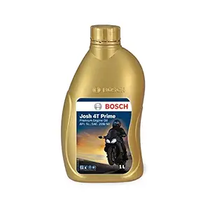 Bosch Engine Oil | Josh 4T Prime 20W 50 API SL for Motorcycle Bikes and Scooters, 1 Liter