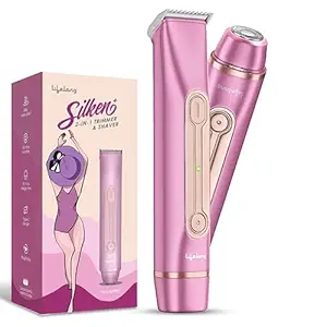Lifelong 6in1 Sensitive Bikini Trimmer for Woman |Full Body, Underarms, Private Parts & Facial Hair Removal Machine |Electric Shaver & Intimate Hair Remover Trimmer for Women|1Hr Runtime & Waterproof