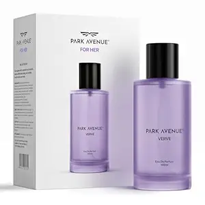 Park Avenue Verve EDP Women - 100ml | Long Lasting Perfume for Woman | Pear, Lavender, Jasmine, Musk & Vanilla| Warm, Sweet, and Musky Fragrance