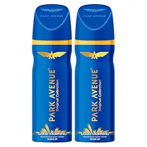 Park Avenue Men Good Morning Combo Perfume Fresh Long Lasting Citrus Fragrance Spray Super Saver Pack, 150Ml (Pack Of 2)
