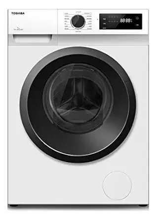 TOSHIBA 7 Kg Fully Automatic Front Loading Washing Machine (‎TW-J80S2-IND, ‎White)