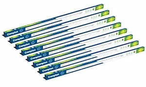 Crompton Laser Ray Neo 36W LED Batten |4 feet Slim Batten for Living Room & Bedroom | Energy Efficient Tubelight for Home | BIS Approved | Cool Day Light (6500K) (Pack of 8)