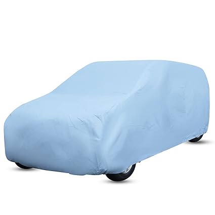 Amazon Brand - Solimo 7 Seater Car Cover, Grey (Innova, Innova Crysta, Ertiga, Marazzo, etc.)