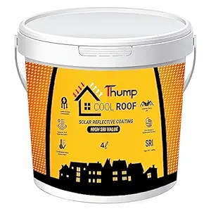 Thump Roof Paint High SRI Heat Resistant Solar (4 L