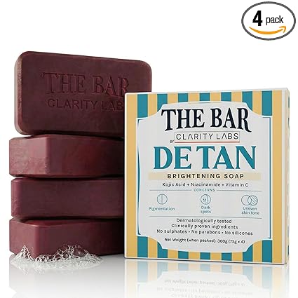 Clarity Labs | DETAN BRIGHTENING SOAP | (Pack of 4)