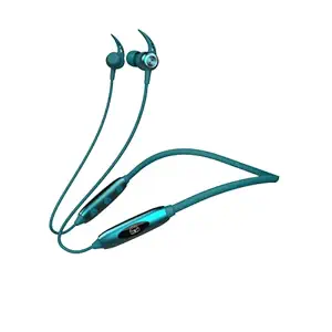 Ekko Unplug N03 Neckband, 40 Hours Playback Time, Bluetooth V5.2, 10 mm Driver, SIRI & Google Assistant, Noise Cancellation, Twin Connect, Max Bass (Teal)