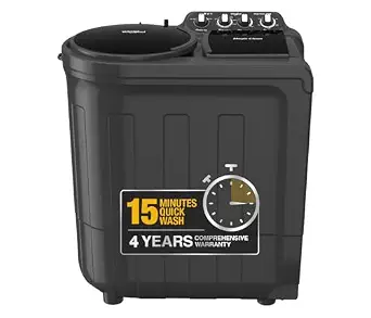 Whirlpool 9 kg 5 Star Semi-Automatic Top Loading Washing Machine (MAGIC CLEAN 9 GREY DAZZLE (10YR)-S, 15 Mint Quick Wash, 2026 Model)