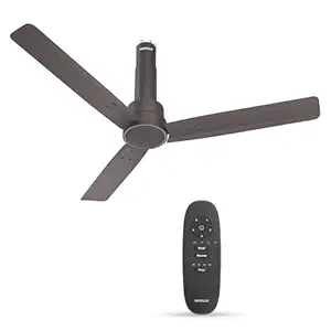 Havells 1200mm Elio Plus BLDC Ceiling Fan| Remote and Regulator Compatible| Sleek Design| 5 Star Rating|Watt: 28|Air Flow: 225 cmm|Speed: 350 RPM|100% Copper Wire Motor| 3 Year Warranty (Dusk)
